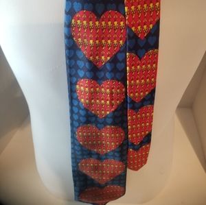 Warner Brothers Tweety Bird Yellow Canary Looney Tunes Heart Tie